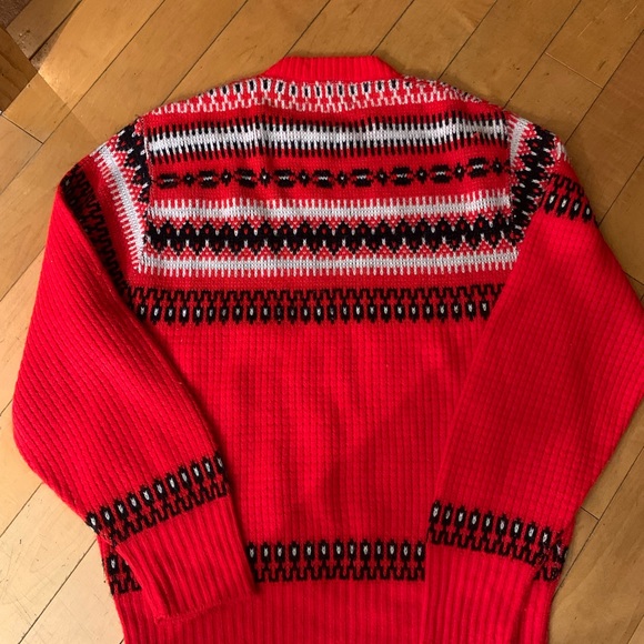 1960’s Vintage Men’s Scandinavian Design by Paul Mage for Robert Bruce Sweater - Picture 3 of 5